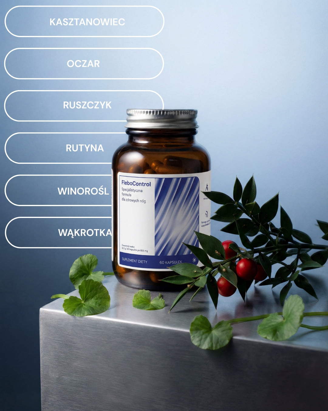 FleboControl – suplement na mikrokrążenie i lekkość nóg